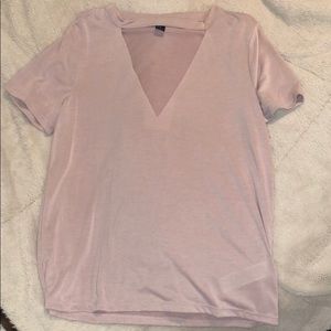 Forever 21 Pink v neck shirt